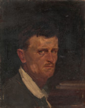 Self-Portrait in Three Quarter Profile, around 1910.