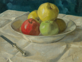 Still life with apples, 1923.