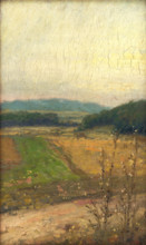 Landscape with hills in the distance, c1902.