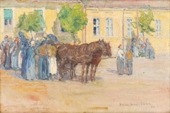 At the Market, 1910.