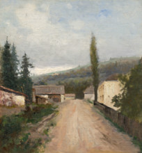 Village in west Slovakia, 1900-1917.