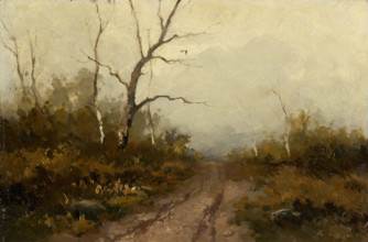 Forest scene, 1890-1900.