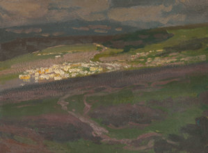 Early Spring below the Tatra Mountains, 1900-1910.