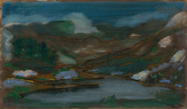 Mountain landscape, 1910-1920.