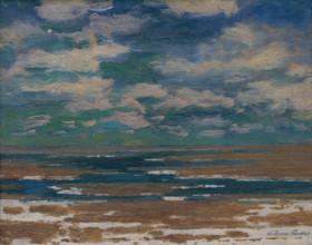Landscape with Spring clouds, 1910-1930.