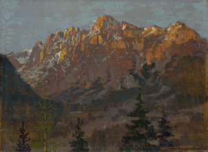 Tatras landscape, after 1900.