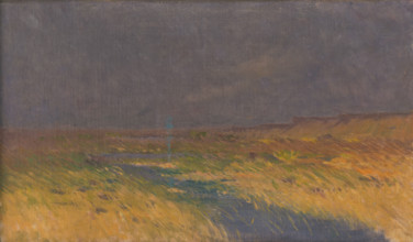 Landscape towards evening, 1910-1930.