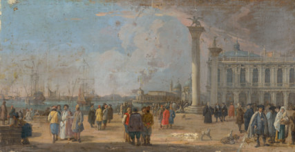 St Mark's Square in Venice, 1780-1800.