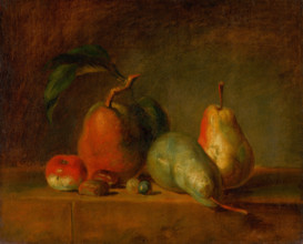 Still Life with Pears, 1850-1860.