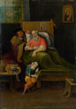 The Visitation of the Sick from the Seven Acts of Mercy, 1620-1630.