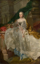 Portrait of Empress Maria Theresa, 1765-1766. Maria Theresa (1717-1780) displays the trappings of
