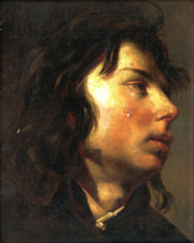 Head of a Young Man, around 1850-1860.