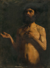 Study of Nude of Old Man, 1900-1920.