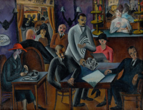 In the Café, 1924.