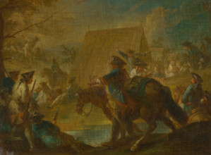 Military Camp, 1730-1740.