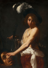David with the Head of Goliath, 1627-1628.