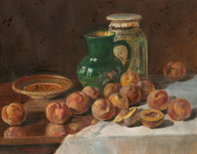 Still Life with Peaches, 1917.