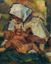 Breast-Feeding, around 1938.