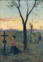 Silent Prayer over a Grave, 1905-1906.