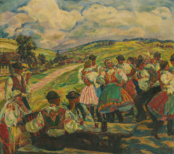 Village Dance, around 1940-1945.