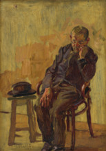 Study of a Seated Old Man, 1920.