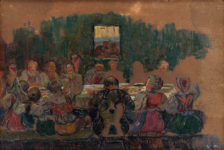 Wedding Feast - Study for the Painting, 1929.