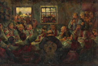 The Wedding in the village I, 1929-1930.