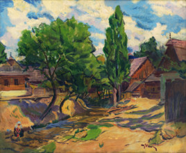 Landscape with Houses, 1920-1925.