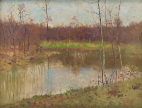Landscape with a Fishpond, 1913.