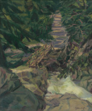 Mountain-Stream in the Tatras, around 1939.