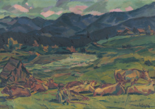 Resting in the Pasture, 1941.