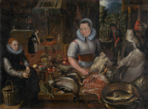 Kitchen Still Life, 1607.