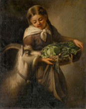 Girl with a Goat, 1860-1880.