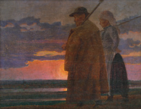 Return from work, 1920-1929.