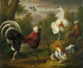 The Cockrel's Fight, 1700-1720.