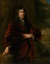 Portrait of Jacob Sasbout Sourburg, Surgeon of City of Dordrecht (?), 1679.