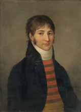 Portrait of Young Man in a White Cravat, 1800-1810.