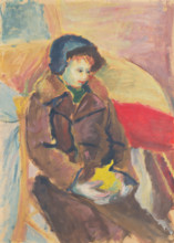 Seated boy, c1942.