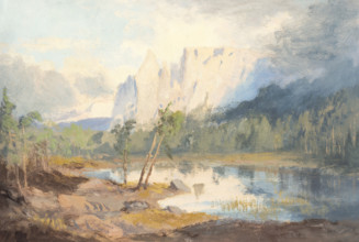 Lake Walfzgruben near Oberbatzen, 1850-1880.