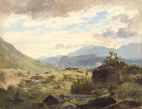 Landscape study, 1860-1900.