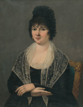 Portrait of a woman in black (Zuzana Steinhübelová, née Mecznerová), 1804.