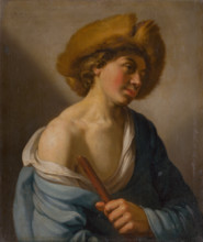 Shepherd with a Flute, 1700-1800.