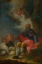Saint Vendelín, 1750-1770. Saint Wendelin of Trier (c554-c617 AD) was a hermit and abbot. He is a