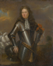 Portrait of a nobleman in a suit of armour, after 1750. Probably by Johann Lucas Kracker