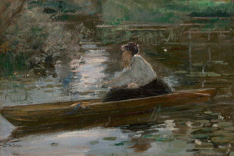 Lady in a Boat, 1900-1920.