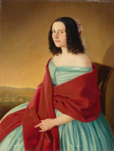 Portrait of Mária Szmrecsányi, 1844.