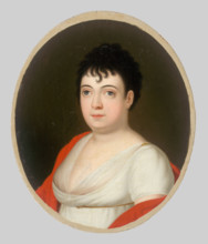 Portrait of Anna Mária Szirmayová, née Horvath-Stansith, 1810-1820. Probably by Jozef Czauczik.