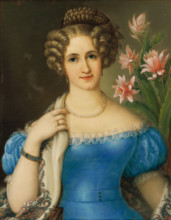 Portrait of a Young Lady in a Blue Dress, 1826.