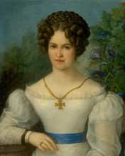 Portrait of a Young Lady in a White Dress, 1826.