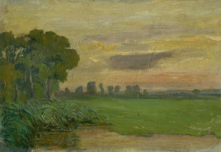 Sunset in Kaloc, 1890-1900.